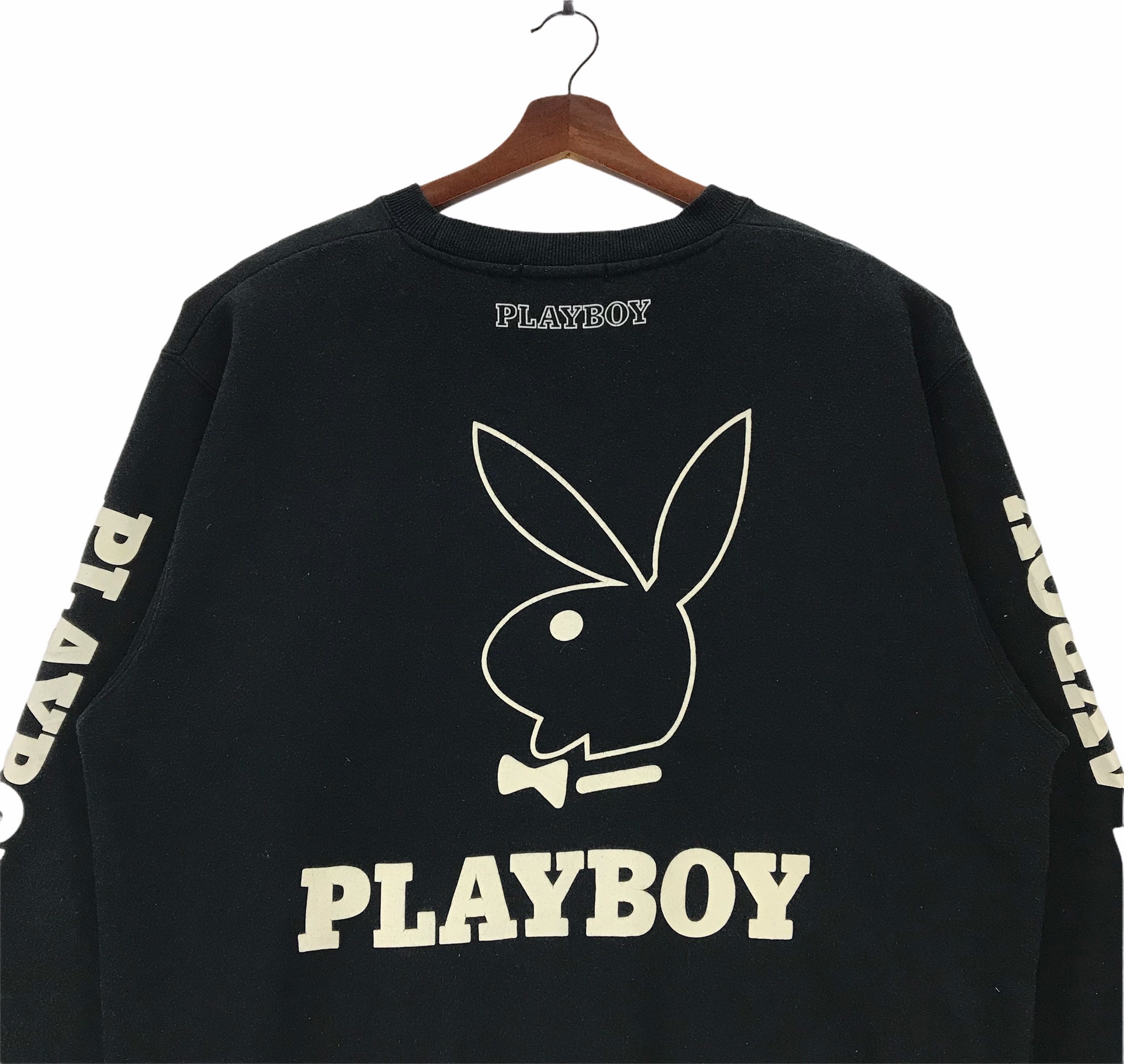 Stencil Crewneck: Chic Playboy x Revolve Bunny Design