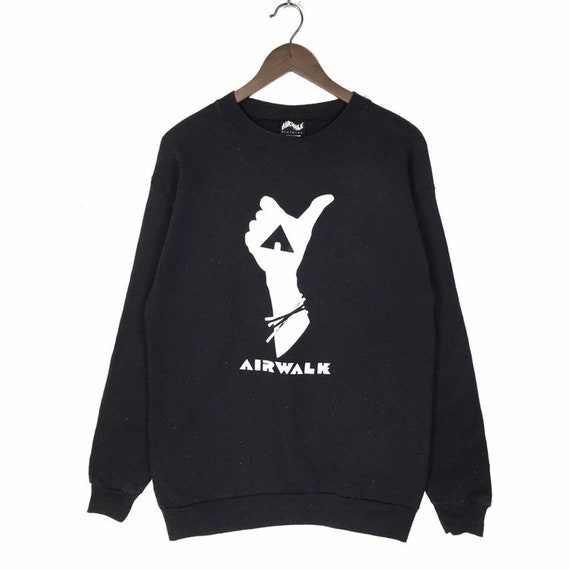 Vintage 90s Airwalk Skateboard Sweatshirt - Made in USA - Etsy