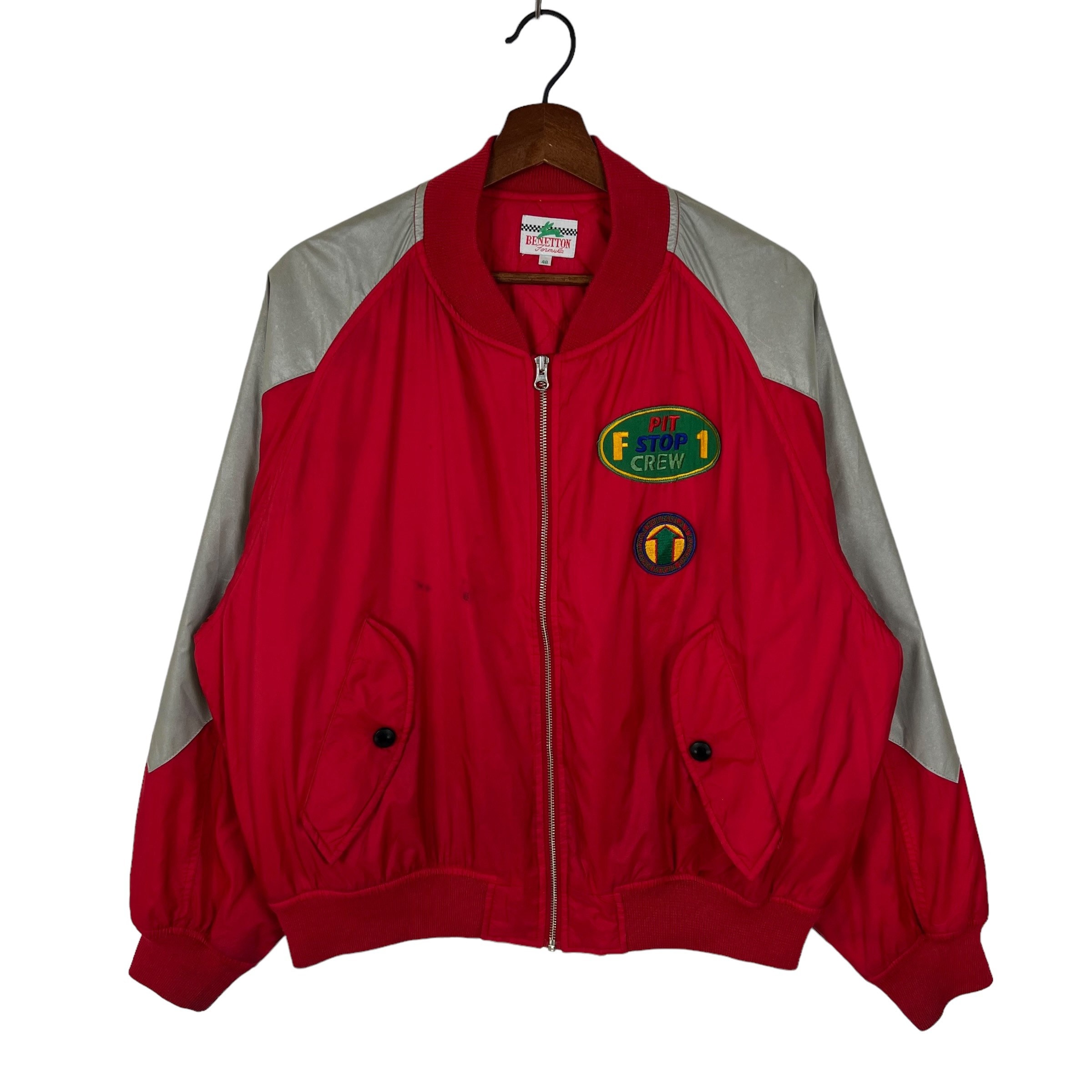 ベネトンフォーミュラー1　ワークジャケット ピットジャケット ヴィンテージ ベネトン フォーミュラ1 レーシングチーム ジャケット