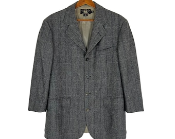RRL Ralph Lauren Smoking Jacket Southwestern Sz M Mens Knit Brown