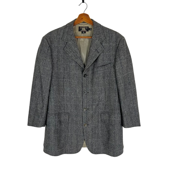 Vtg Ralph Lauren RRL Tweed Blazer Jacket With Vest Size Small Etsy