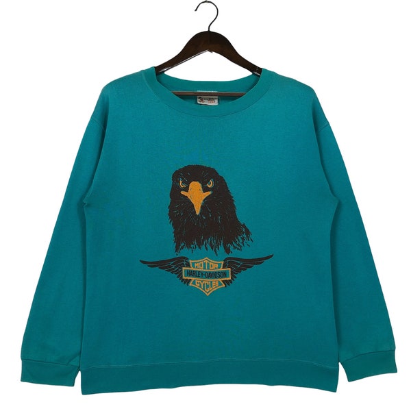 Harley Davidson Cycles Sweatshirt Etsy