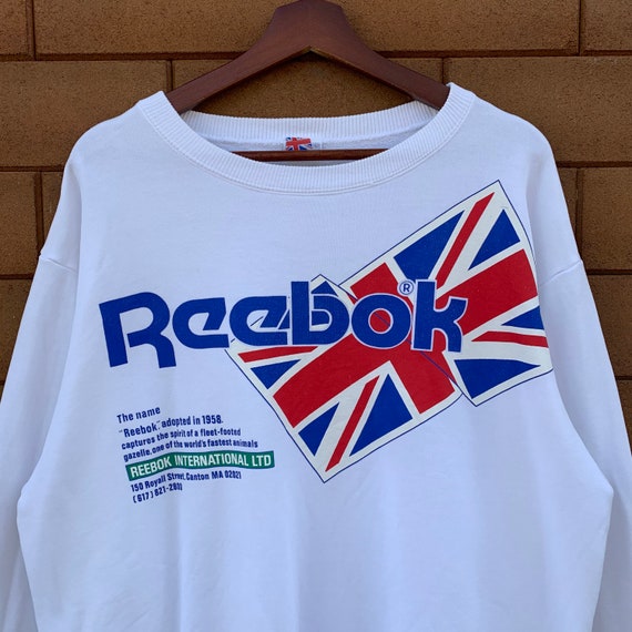 Vintage 90’s Reebok Sweatshirt Crewneck Reebok Un… - image 3