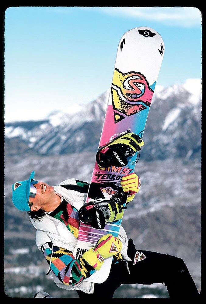 Vintage 80s Tom Sims Snowboard Hoodie - Made in USA - Etsy