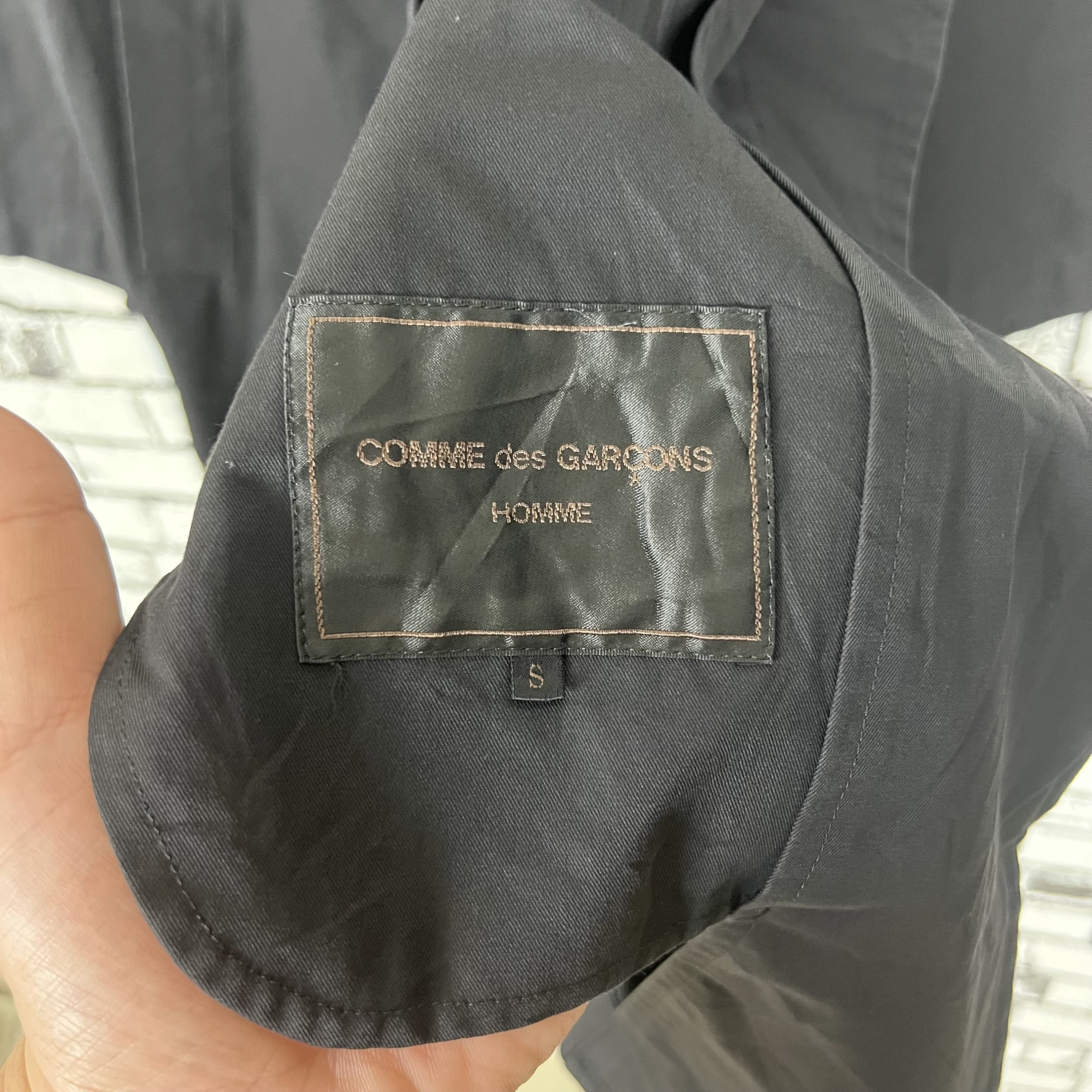 ジャケット・アウター COMMEdesGARCONS MULTIMATERIALMIX BLOUSON COMME des GARÇONS HOMME Zip Up Blouson Jacket Beige cotton