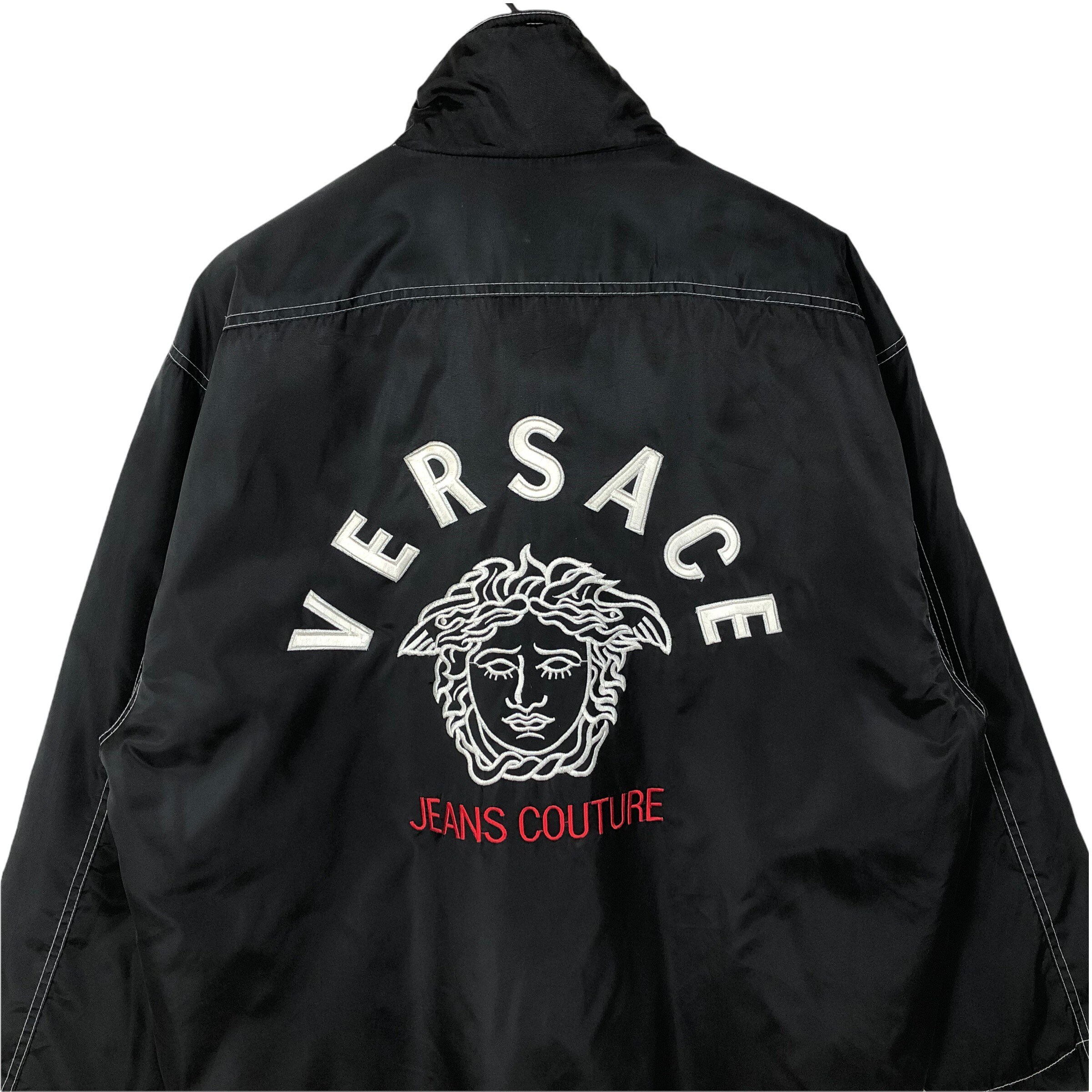 Vintage Versace Jeans Couture Coach Jacket Versace Medusa Vintage Versace Jeans Couture Coach Jacket Versace Medusa