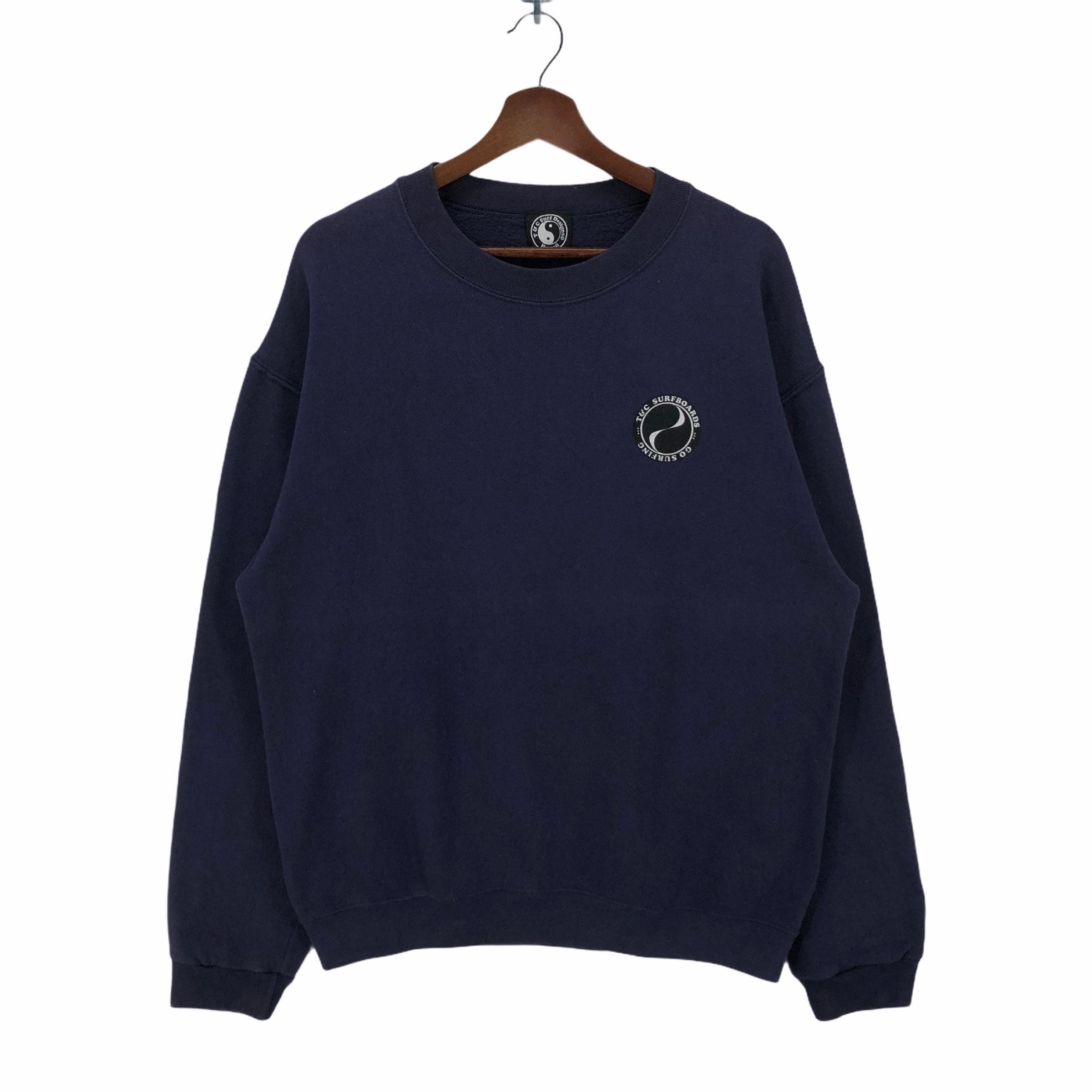 Vintage 90s T&C Surf Designs Sweatshirt Art Design Surf