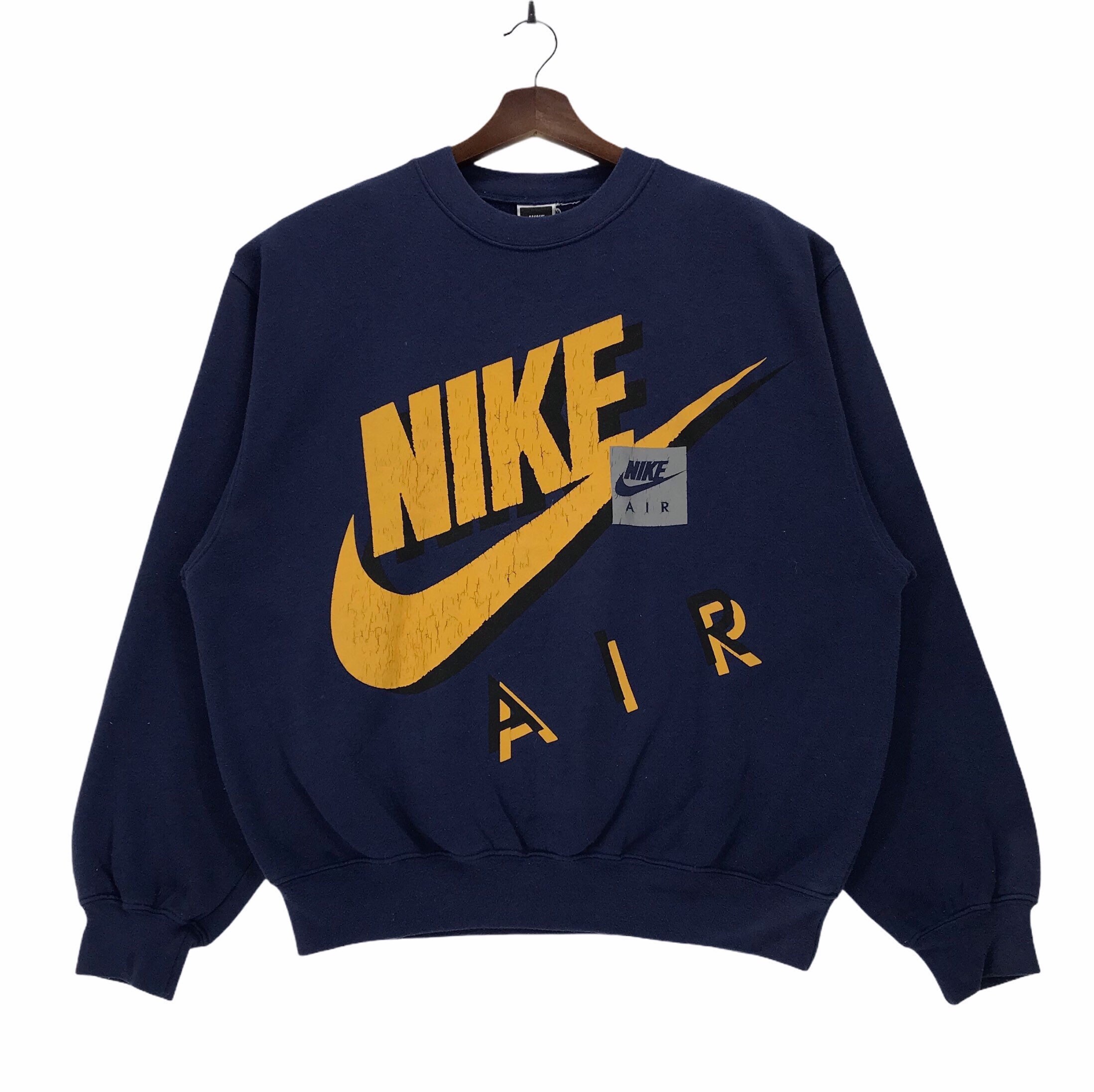 Vintage 90s Nike Air Crewneck Sweatshirt Spellout Nike Air