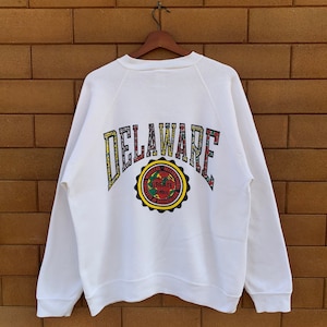 Vintage 90’s Delaware International Brotherhood Of Electrical Workers Sweatshirt Delaware State University Style Logo