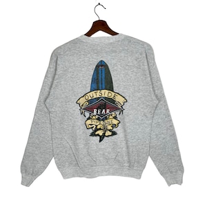 Vintage 90s Bear Surfboard Sweatshirt