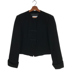 Emporio Armani Two Button Fitted Jacket Size 42 Made In Italy