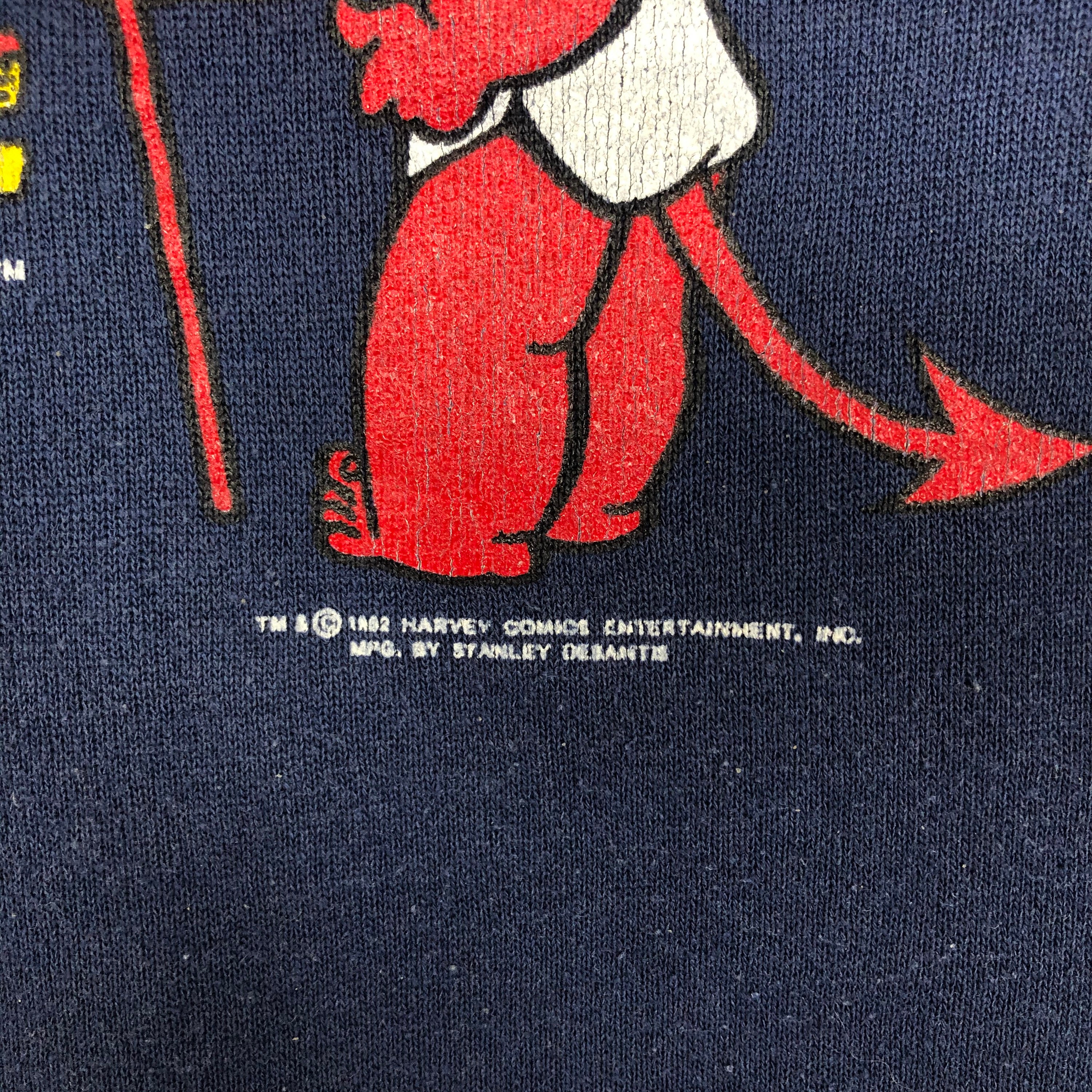 Vintage Hot Stuff Little Devil Harvey Comics Sweatshirt by Stanley 