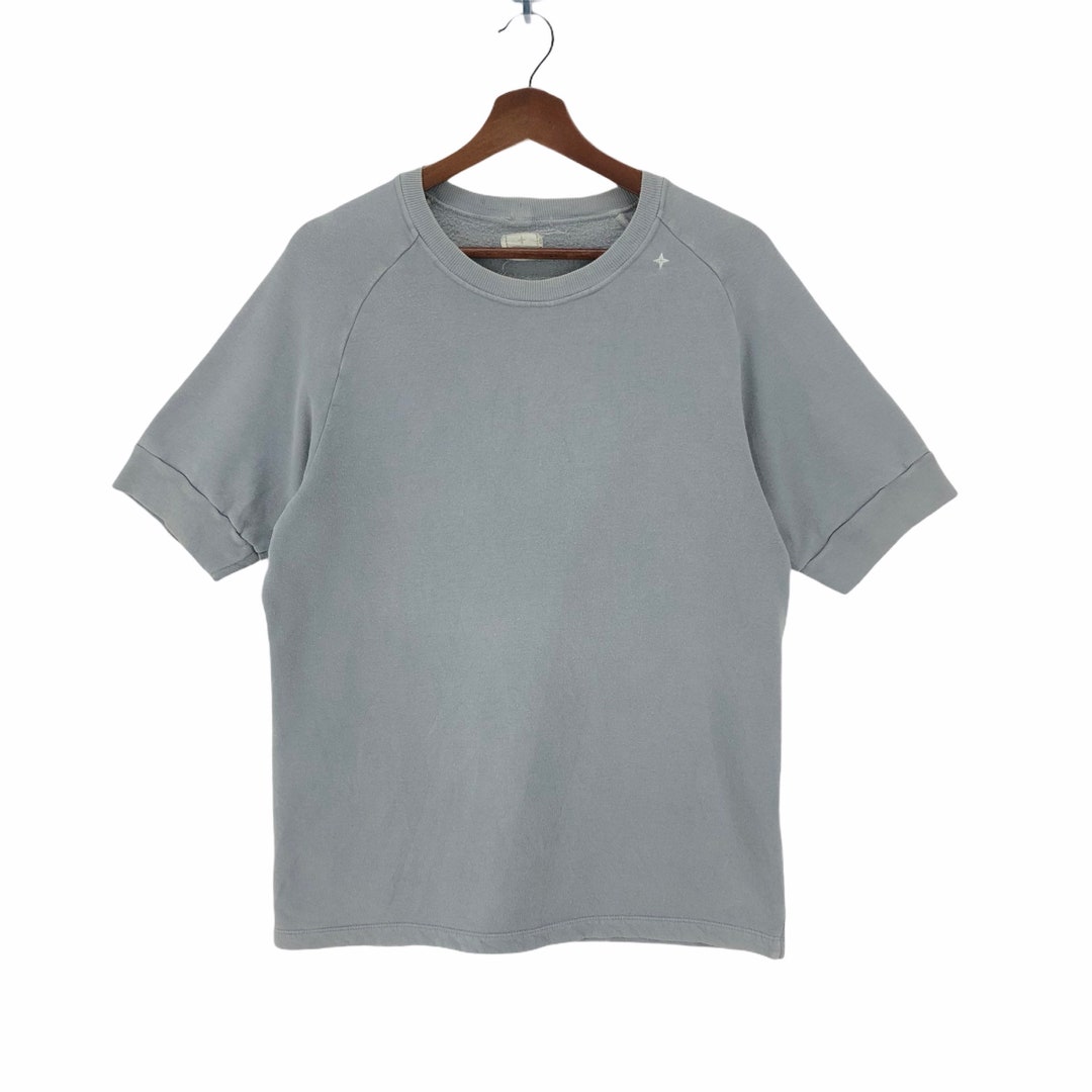 Vintage Stone Island Short Sleeve Sweatshirt Rare Stone Vintage Stone Island Short Sleeve Sweatshirt Rare Stone
