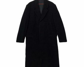 Yohji Yamamoto Single Breasted Coat Made In Japan Wool Long Coat By Yohji Yamamoto x D’URBAN