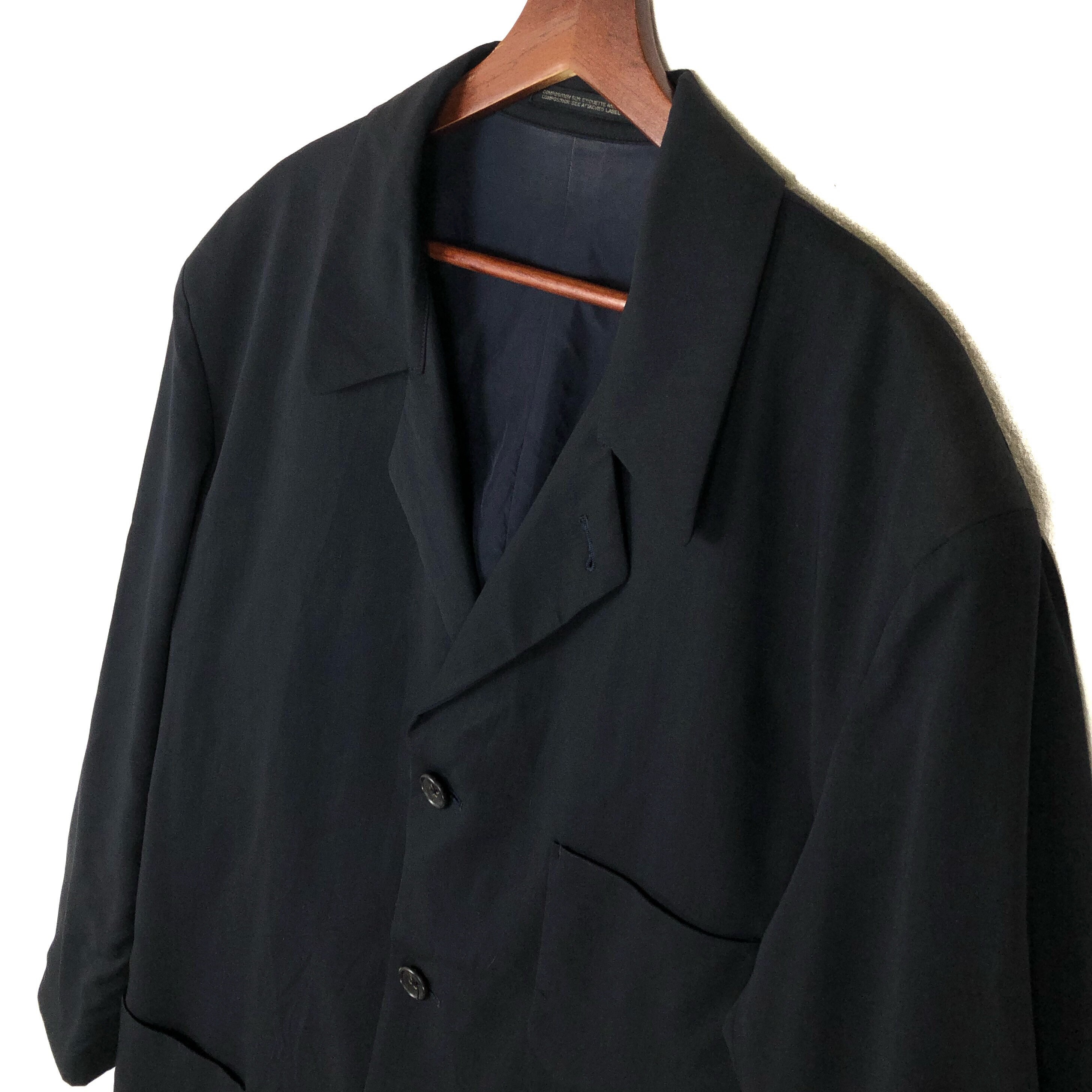 Vintage 90s Yohji Yamamoto Pour Homme Wool Gabardine Jacket (M