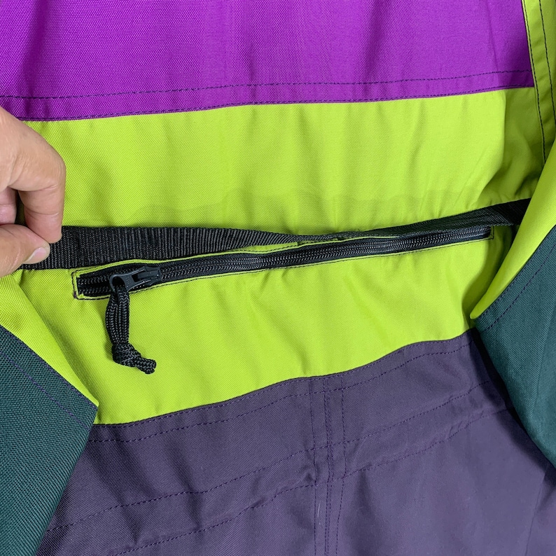Vintage The North Face Skiwear Jacket: Multicolored Winter Snow Jacket (L) image 5