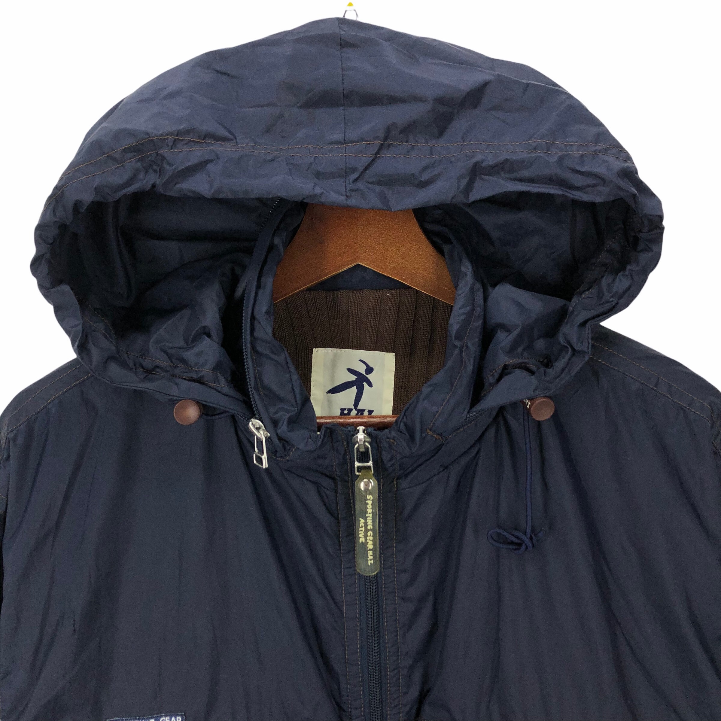 HAI SPORTING GEAR ジャケット Vintage 90s HAI Sporting Gear Issey Miyake Rayon Nylon Coach