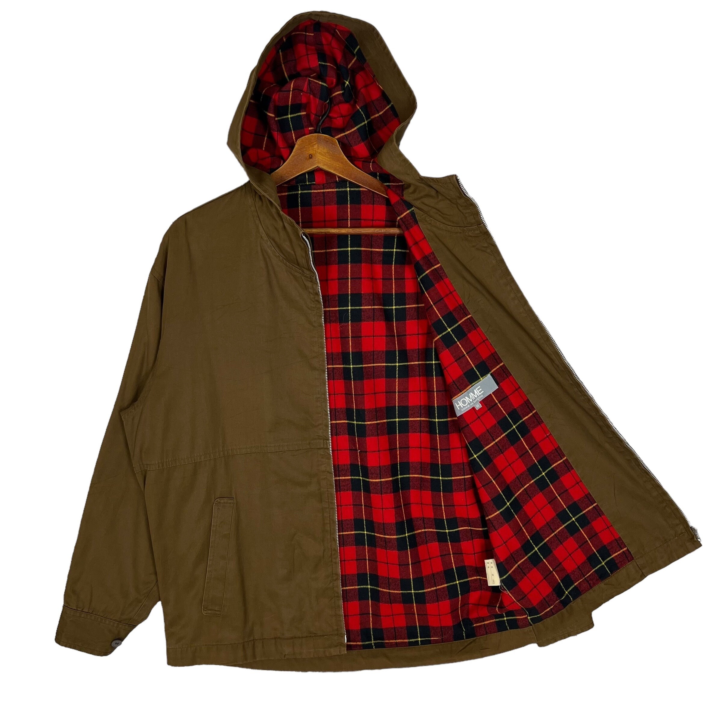 COMME des GARCONS   old 80s　パーカー　HOMME Vintage 80s Homme Comme Des Garcons Short Parka Cotton