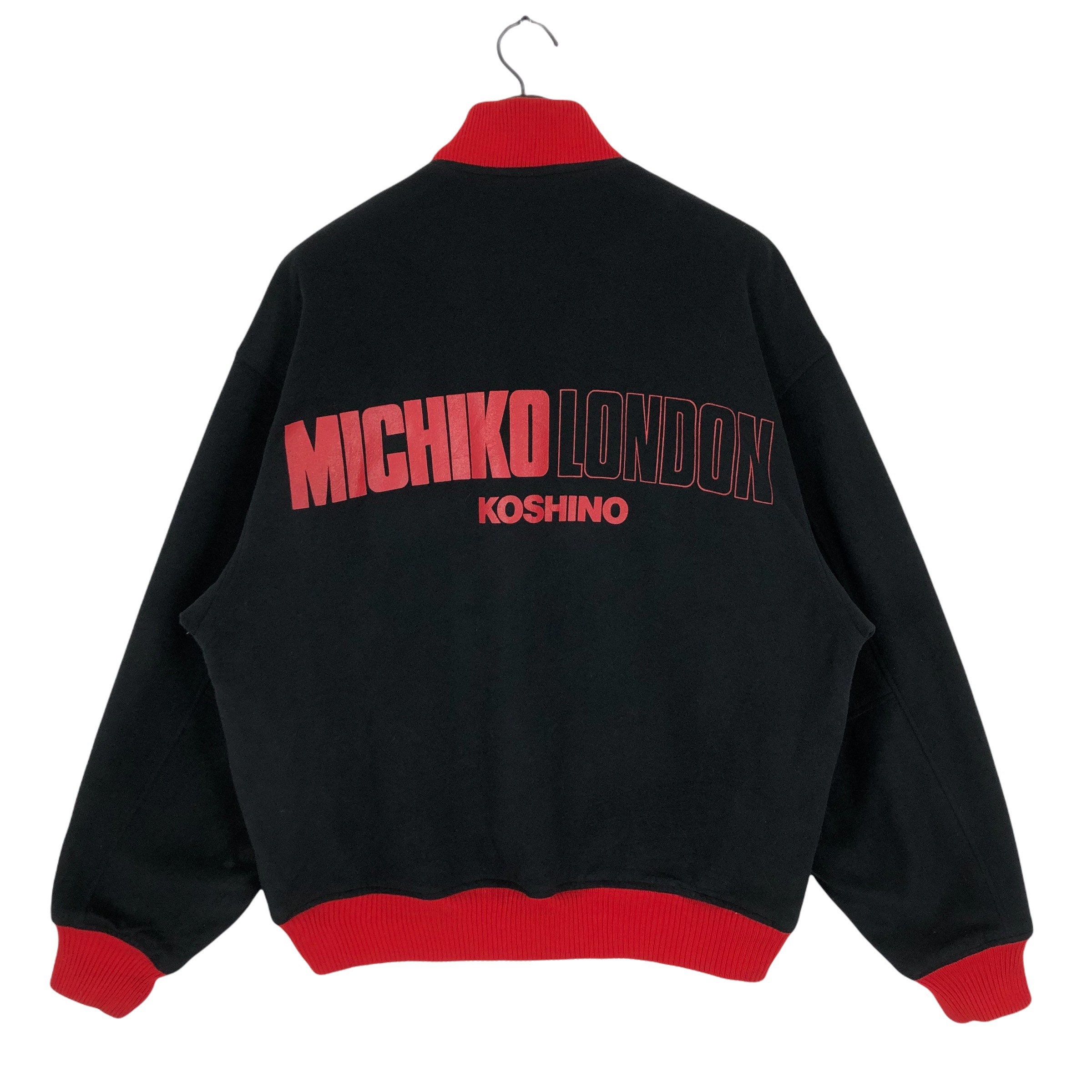 最終価格　90s Michiko　London 赤黒 レザージャケット 2025年最新】ミチコロンドン レザージャケットの人気アイテム