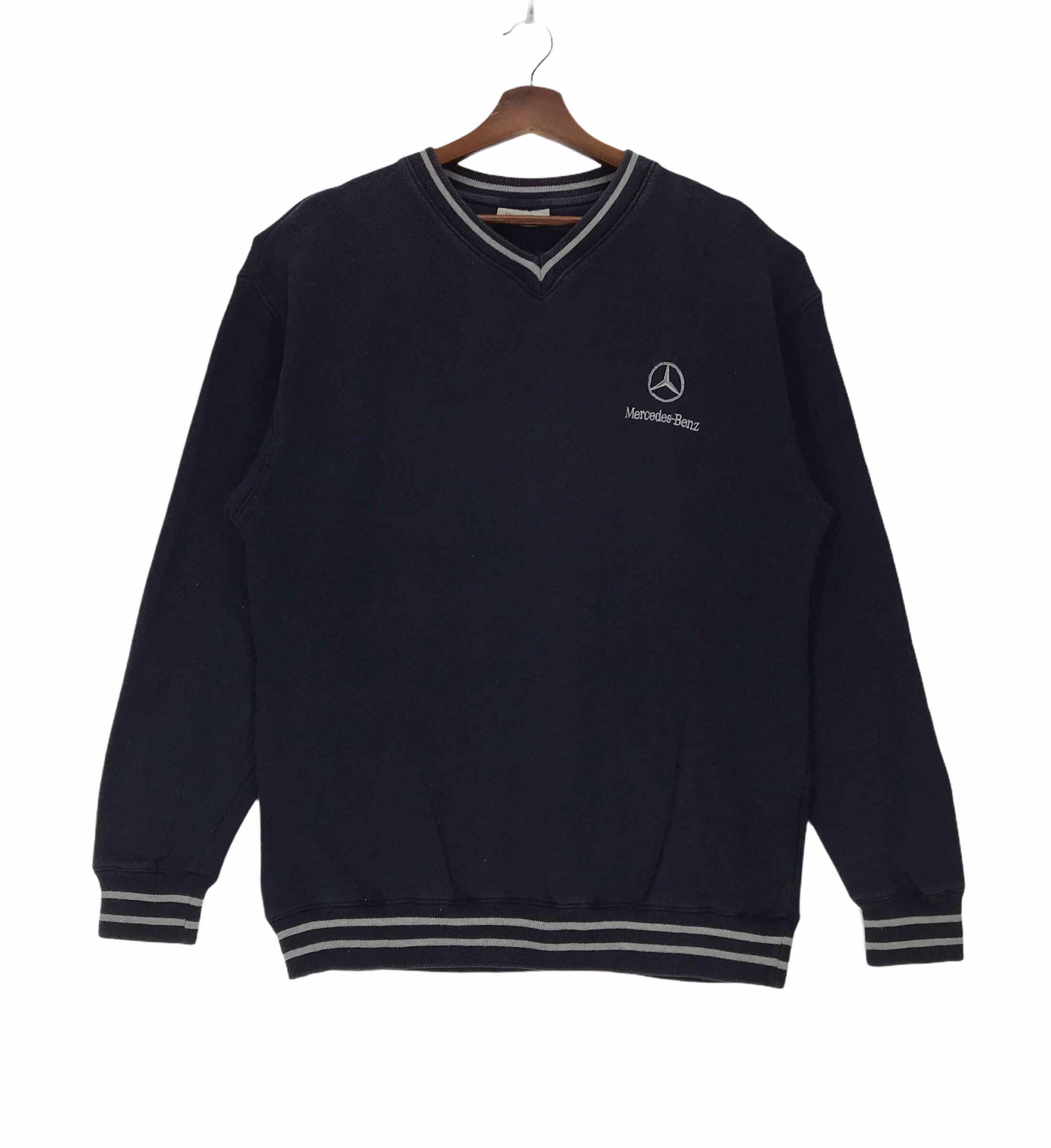 Vintage 90s Mercedes Benz Veneck Sweatshirt Small Logo - Etsy