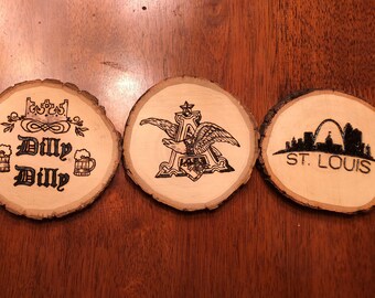 Custom Stadt Themen Coaster Set