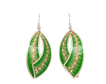 Oriental Earrings - Green