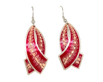 Oriental Earrings - Red