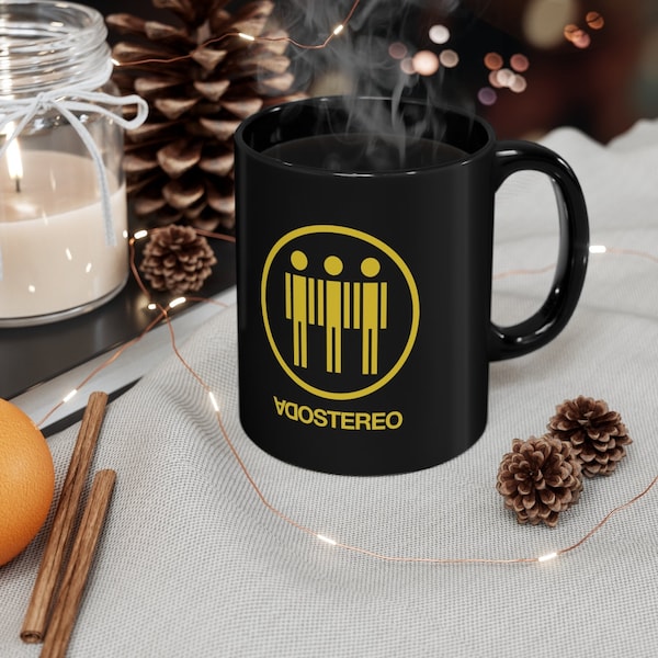 Soda Stereo - Black mug 11oz