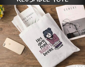 Hot Girls Read Naughty Books | Tote Bag