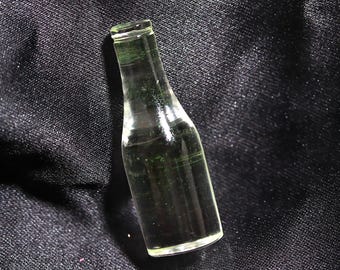 Clear Crystal Quartz Bottle Shape Gemstone, Gift for Healing and Wellness, Artisan Bottle, Crystal Quartz Decor Items, 30 MM Handmade Bottle