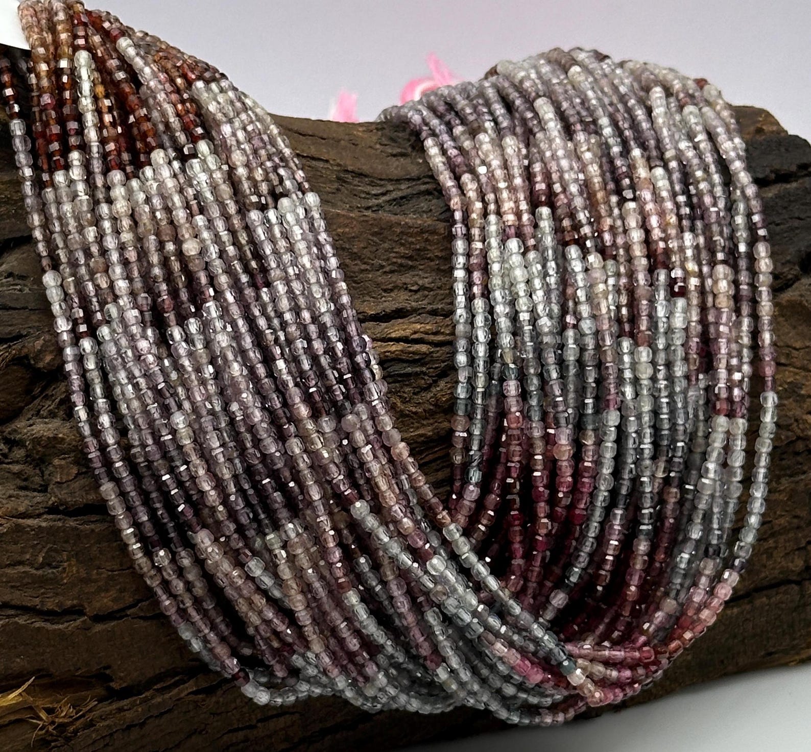 Spinel Box Count 100% Genuine Multi Spinel Box Shape Beads, 3 Mm Spinel Faceted Gemstone ...