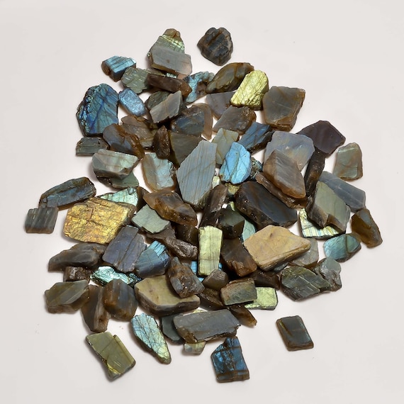 Pierre précieuse en vrac naturelle multi-labradorite de 26 à 39 mm coupe oval