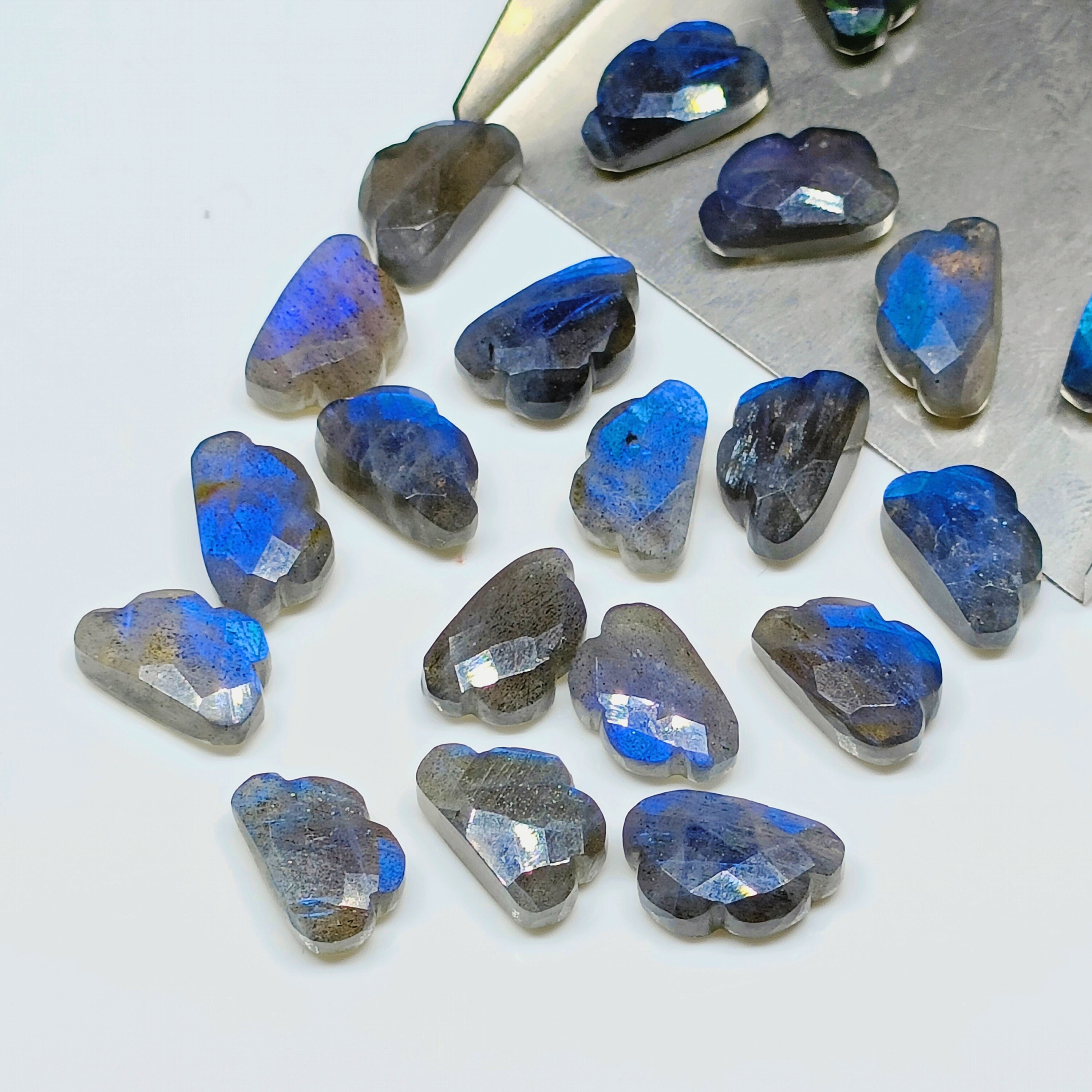 ⓵ラブラドライト　月　星 BWコラボ＊㉓【ラブラドライト-Labradorite-】＊ルースセレクト