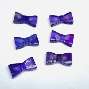 2,3,4,5 Pcs Natural Blue Amethyst  Hand Carved Bow Shape, Bow Shape Gemstone for Jewlery, Bow Shape Gemstone, 12X6 mm