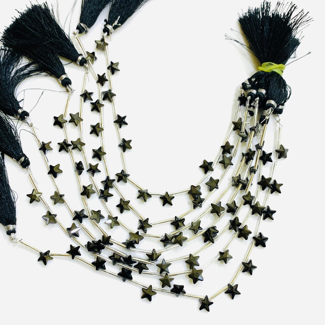 Lot De Spinelles Noirs Naturels, Ronds Facettés 1mm - Pierres Précieuses En Vrac Pour Création | Gemmes Taille Excellente