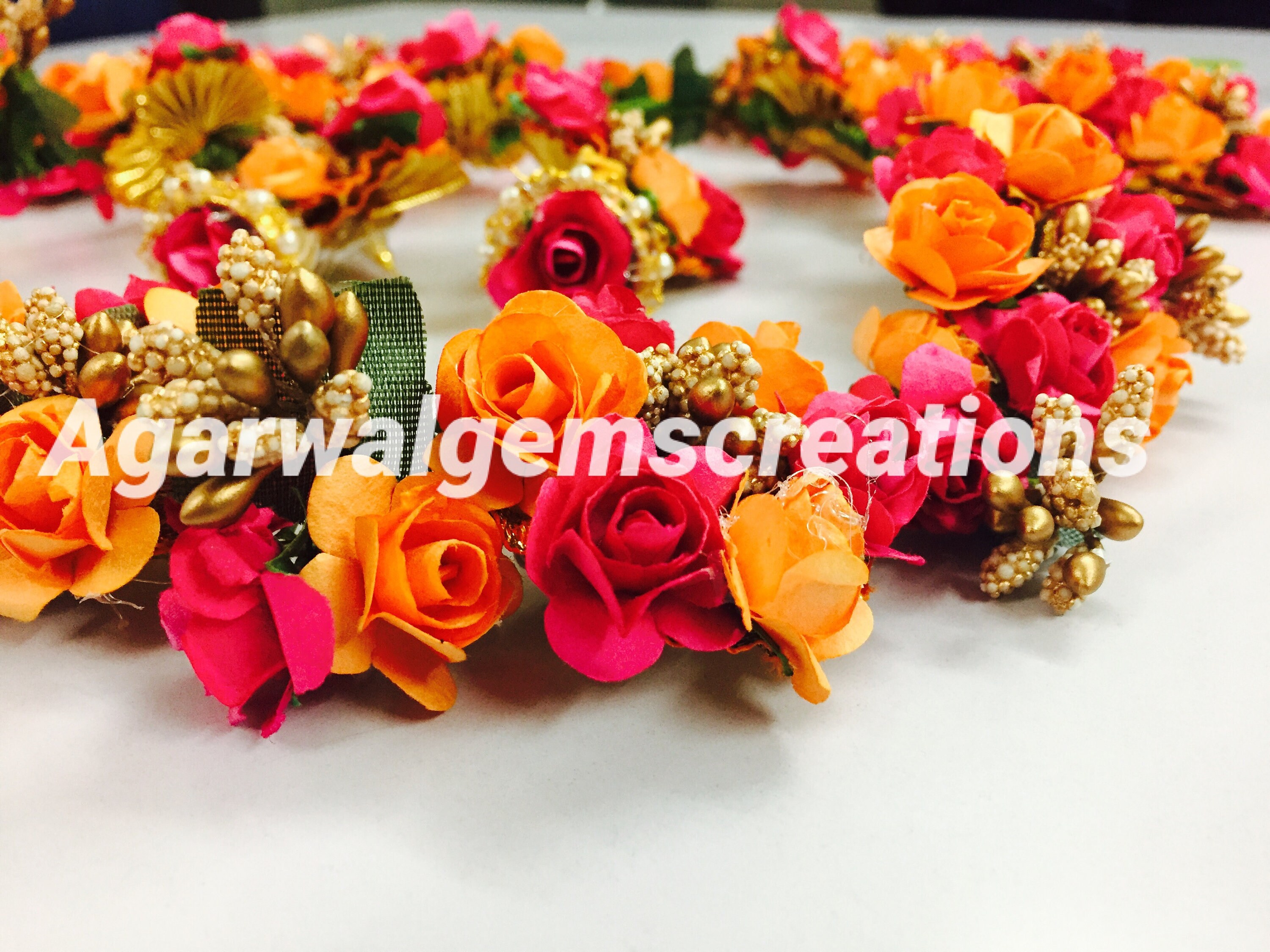 Handmade Flower Jewellery Indian Jewelry for Haldi Flower Etsy