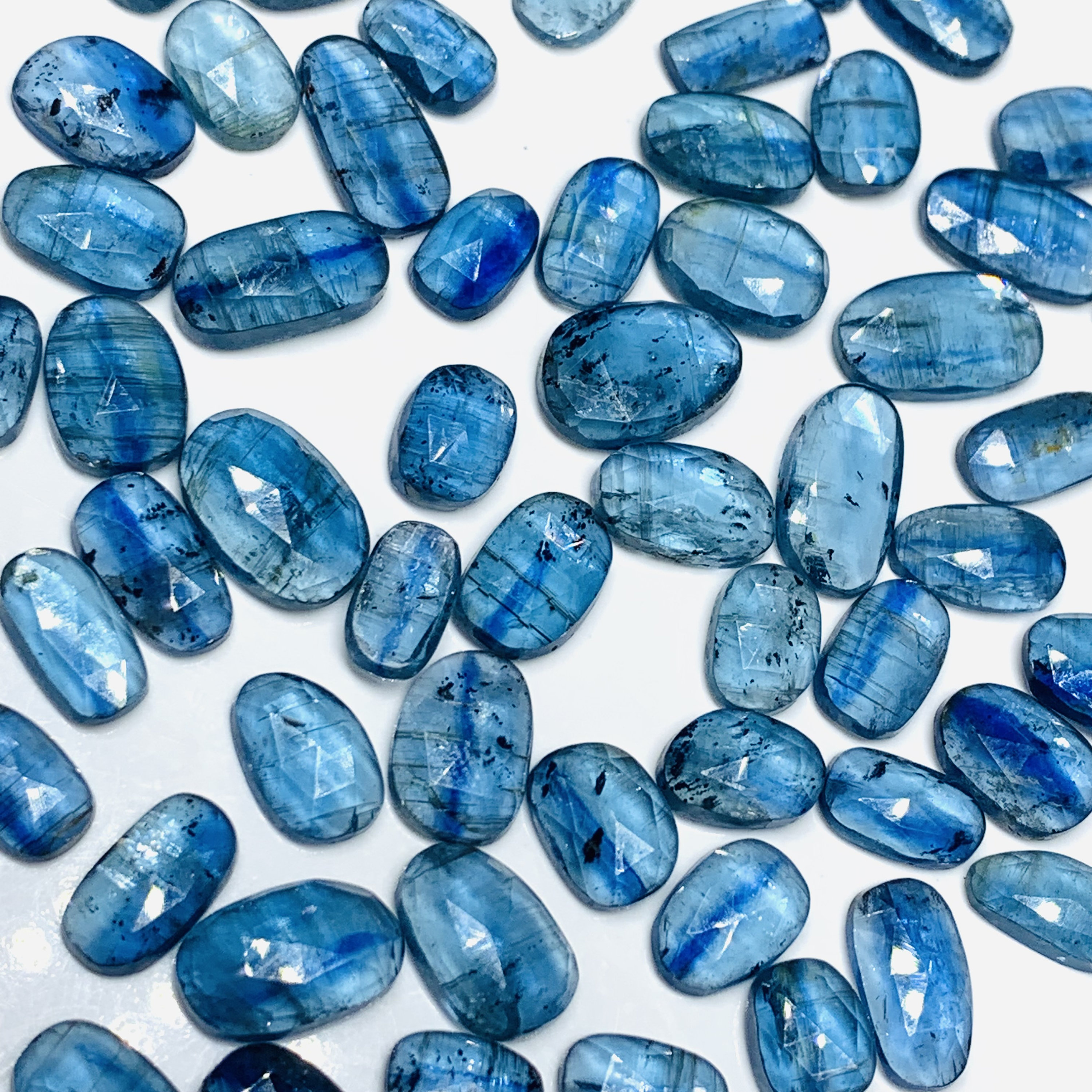 Amazing AAA Quality 100% Natural Kyanite Rose Cuts, Loose Gemstone ...