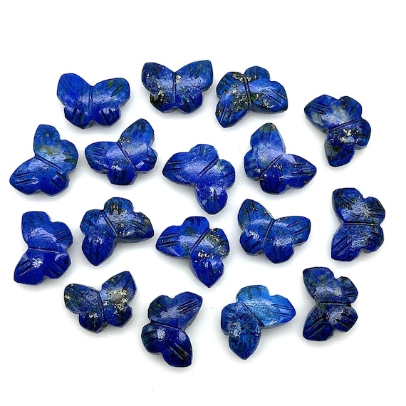 ラピスラズリ　蝶々 ラピスラズリ 蝶々 ラピスラズリ 蝶々 ◇3225再販8 ラピスラズリの青い