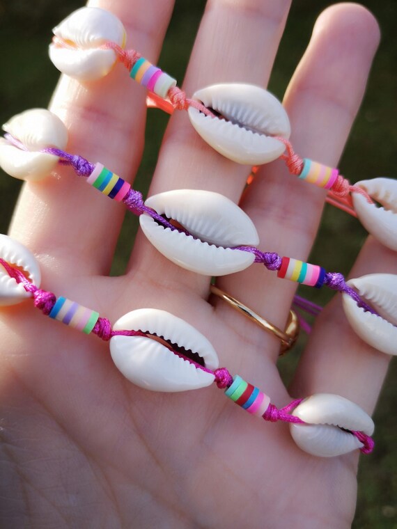 cauries pulseras conchas - Etsy España