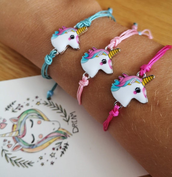 Pulsera de unicornio regalo de unicornio para niñas de - Etsy España