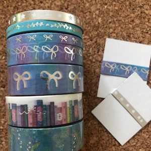 Simply Gilded - Hummingbird Story Washi Tape samples | 24 inch washi tape samples | Sample washi only* | Boutique washi | Decorative Tape