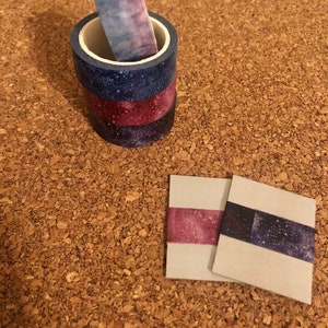 Night sky washi tape | 24 inch washi tape | Washi tape samples only* | Decorative tape
