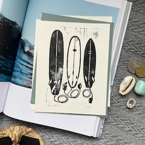 Limited Edition Surfing Art Print Limited Edition Surfing Art Print