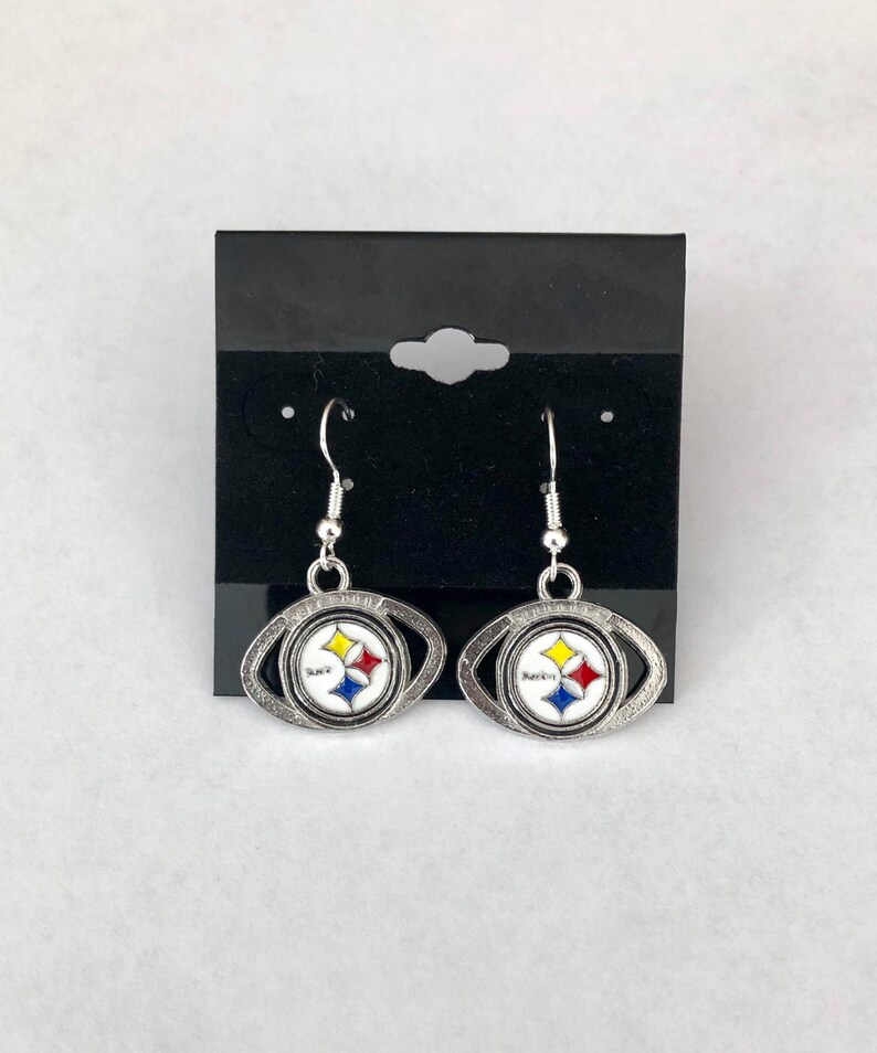 Pittsburgh Steelers Football Earrings Etsy