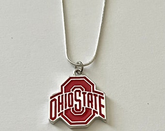Ohio State University Buckeye Necklace - UK
