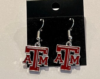 Texas A&m Earrings | Etsy