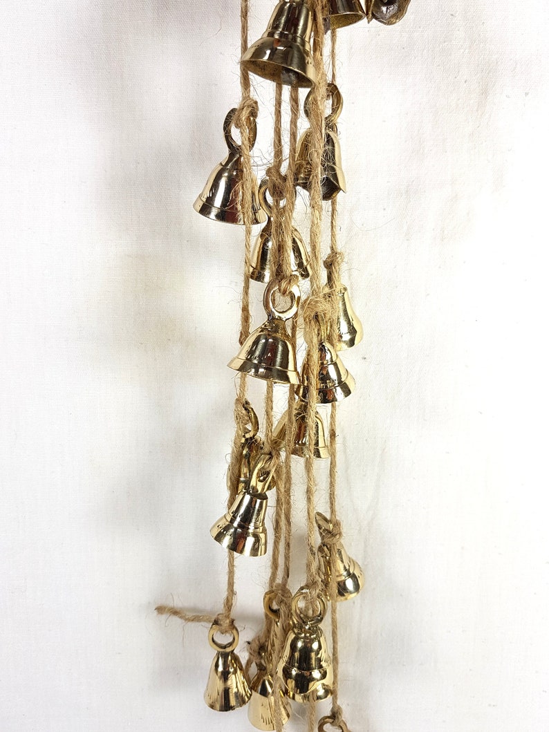 Set of 5 Brass Bells on String String With Brass Bells Bells Etsy