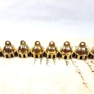 20 Brass Claw Elephant Bells/costuming/chime Building/gentle Tone 