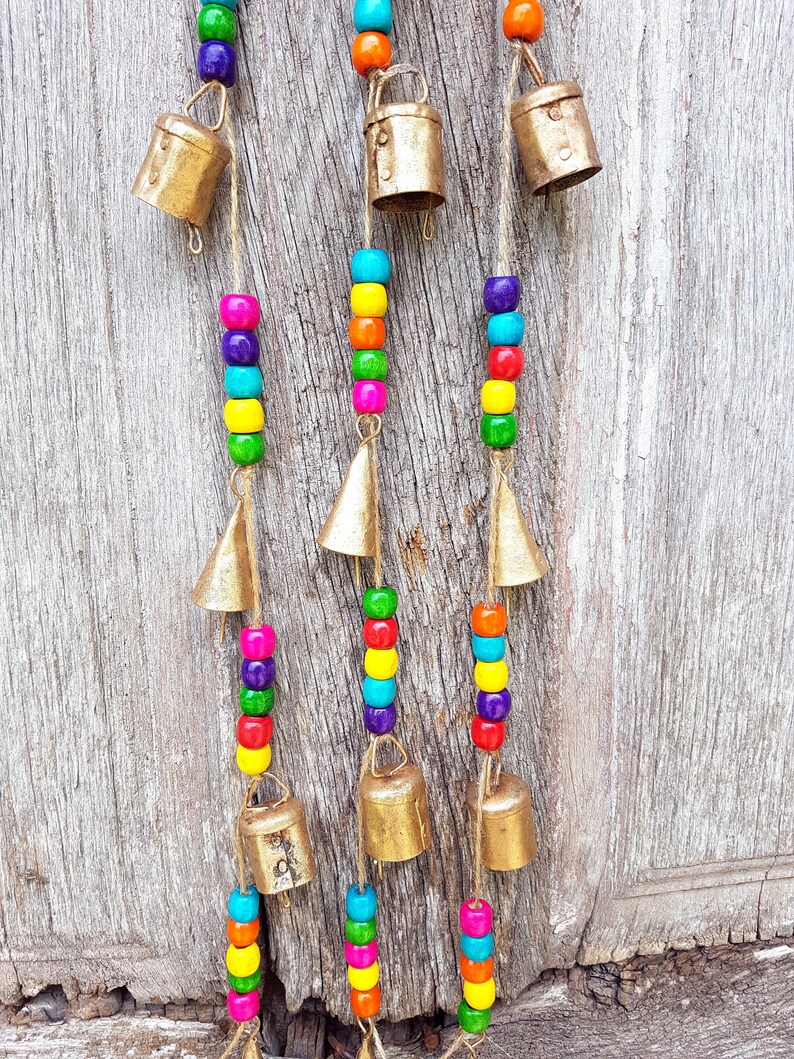 Bell Wall Hanging Decor Windchime Bells Mobile Bells Bells Etsy