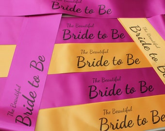 Bride to be Sash - Hen party - Customised